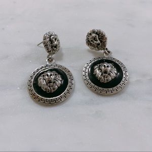 Anne Klein Vintage Silver Tone Dangling Earrings